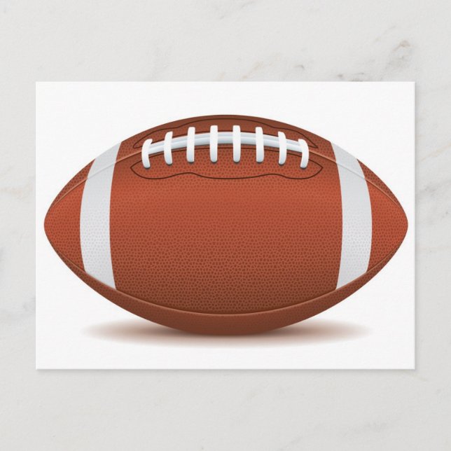 amerikansk fotboll vykort (Framsida)