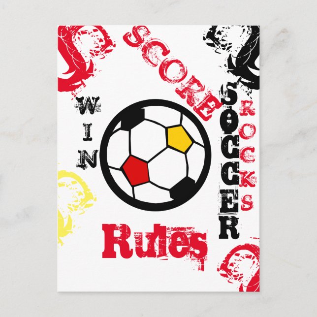 AMERIKANSK FOTBOLL VYKORT (Framsida)