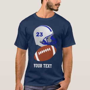 Amerikansk fotbollboll & hjälm t shirt