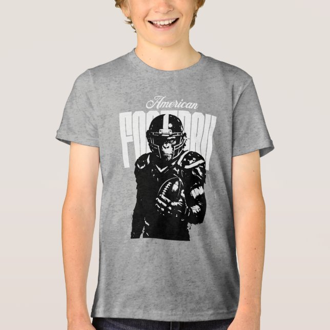 Amerikansk Fotbollsapa T Shirt (Framsida)