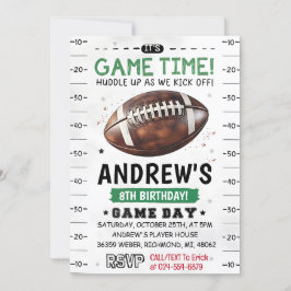 Amerikansk fotbollsdag inbjudningar