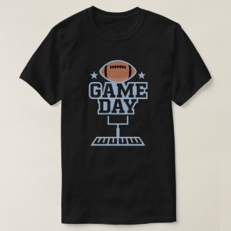 Amerikansk fotbollsgrafisk design för speldagen t shirt