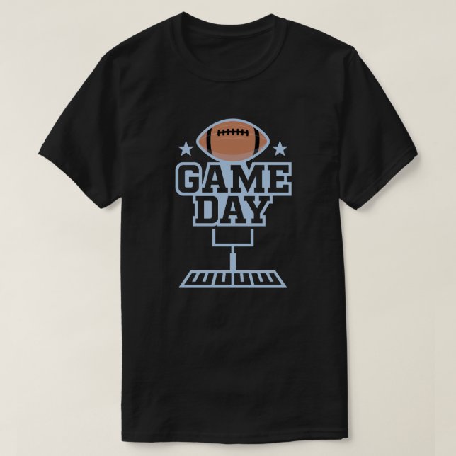 Amerikansk fotbollsgrafisk design för speldagen t shirt (Design framsida)