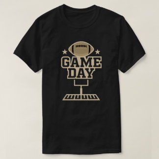 Amerikansk fotbollsgrafisk design för speldagen t shirt
