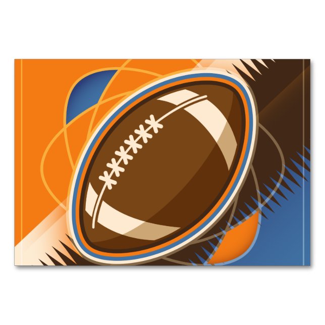 Amerikansk fotbollsport Boll Game Bordsnummer (Framsidan)