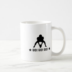 Amerikansk fotbollsspelare Logo Kaffemugg