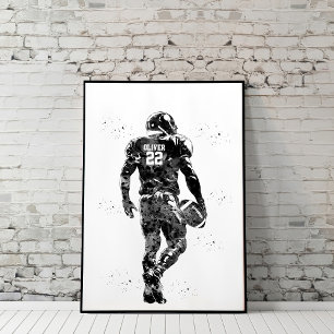 Amerikansk fotbollsspelare poster
