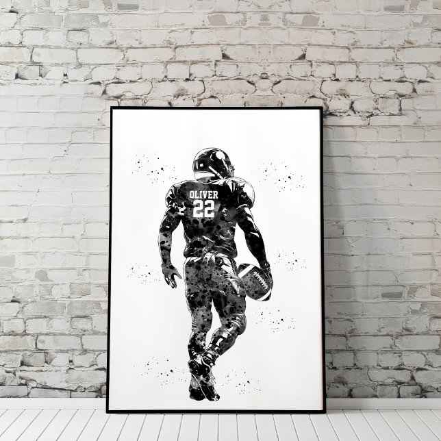 Amerikansk fotbollsspelare poster (Skapare uppladdad)