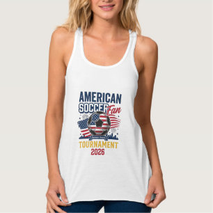 Amerikansk fotbollssupporterturnering 2026 Vintage Linne Med Racerback