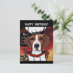 Amerikansk Foxhound Vykort
