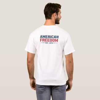 Amerikansk Frihet 1976 Patriotisk Örn T Shirt