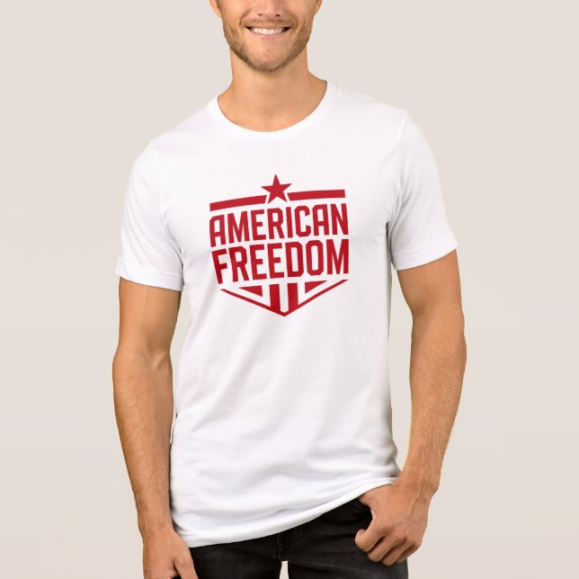 Amerikansk Frihet T Shirt (Framsida)