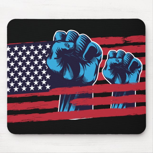 Amerikansk frihetsmussla musmatta (Framsidan)