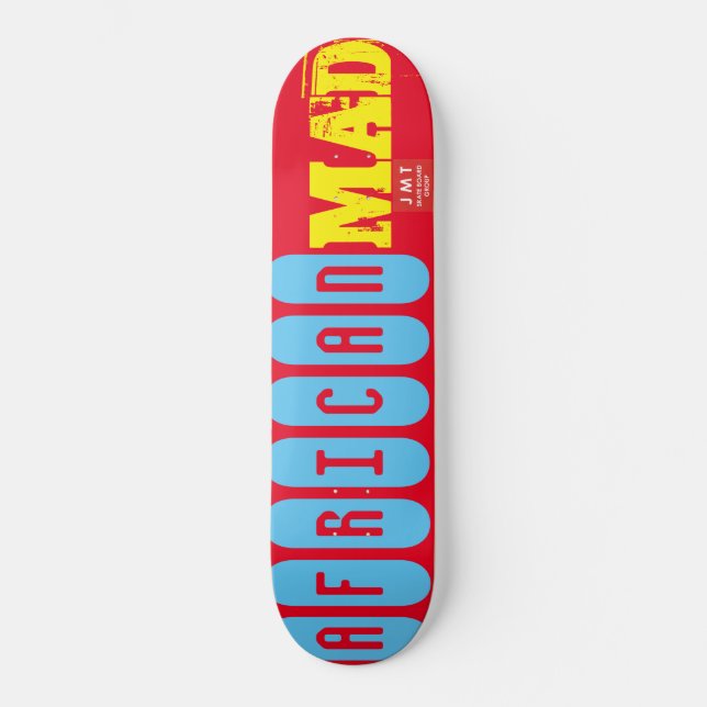 AMERIKANSK GALEN Skateboard (Framsida)