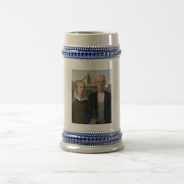 Amerikansk gotik: Land Life Poor Rural Farmer Sejdel (Center)