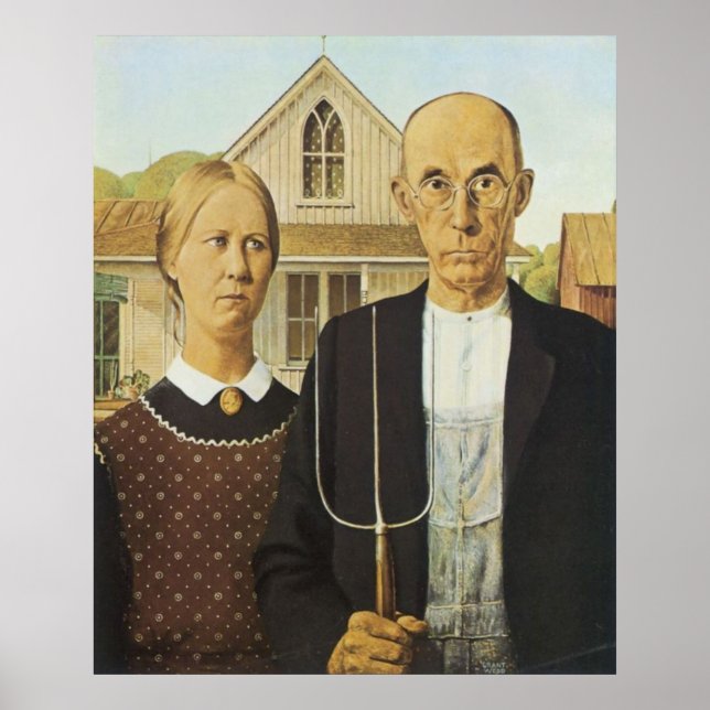 Amerikansk gotin poster (Framsidan)