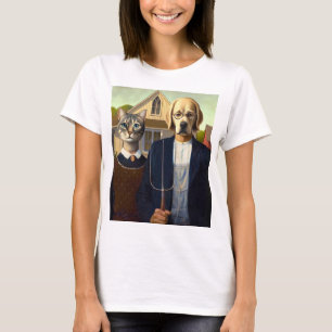 Amerikansk gotin t shirt