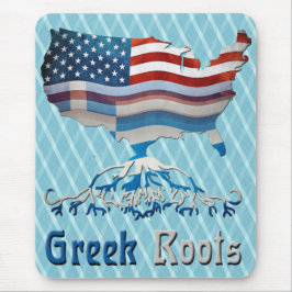 Amerikansk grekisk Roots Mousemat Musmatta