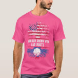 Amerikansk grodd med laotiska rötter USA flagga La T Shirt<br><div class="desc">American Grown with Laotian Roots USA flagga Laos .</div>