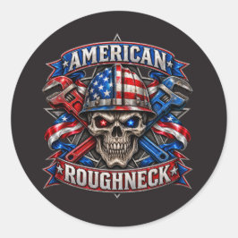 AMERIKANSK GROVBOCK RUNT KLISTERMÄRKE