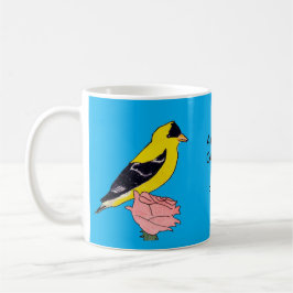 Amerikansk guldfink kaffemugg