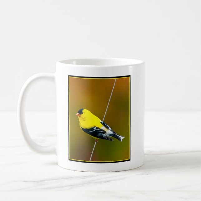 Amerikansk Guldfink - Originalfotografi Kaffemugg (Vänster)