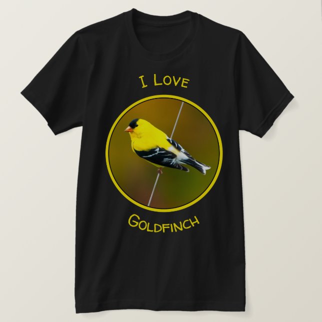 Amerikansk Guldfink - Originalfotografi T Shirt (Design framsida)