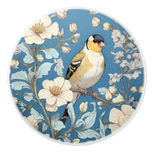 Amerikansk Guldfink William Morris Inspirerad Knopp