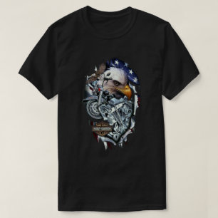 Amerikansk harley davidson t shirt
