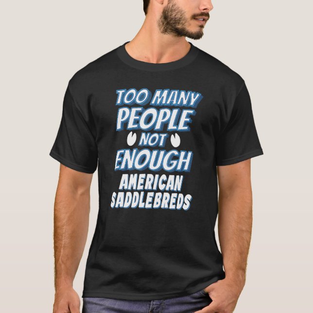 Amerikansk häst ryttare t shirt (Framsida)
