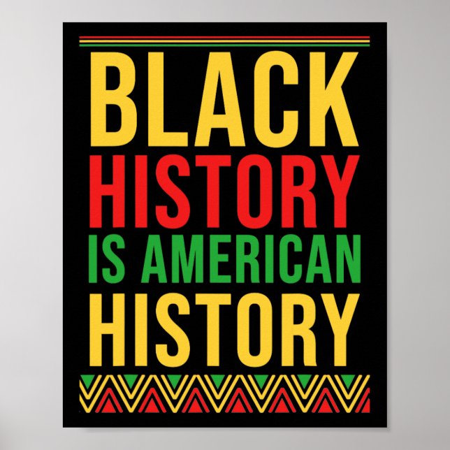Amerikansk historia-Afrikas historia Poster (Framsidan)