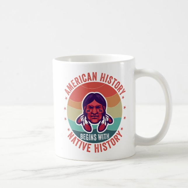 Amerikansk historia börjar med moderskapstest kaffemugg (Höger)