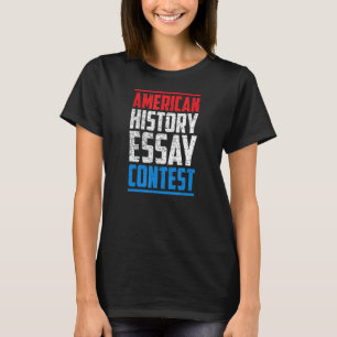 Amerikansk historia Essay Tävling T Shirt