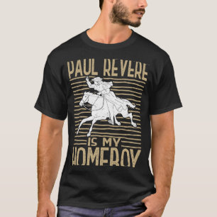 Amerikansk historia Paul Revere T Shirt