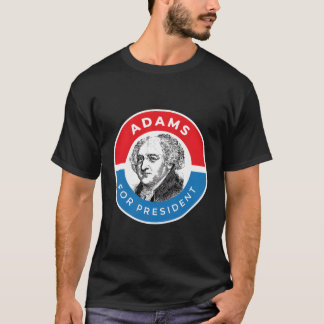 Amerikansk historia president John Adams T Shirt