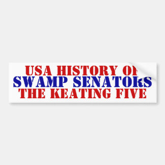 Amerikansk historia-trädssenatorer Kain Keating 5 Bildekal