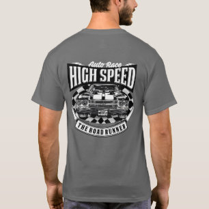 Amerikansk höghastighetsmuskelbilsgrafik t shirt
