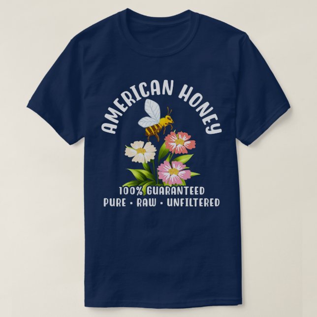 Amerikansk honung t shirt (Design framsida)
