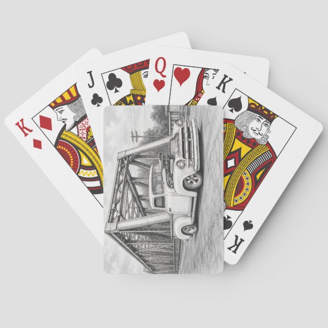 Amerikansk Hot Rod Casinokort (Baksidan)