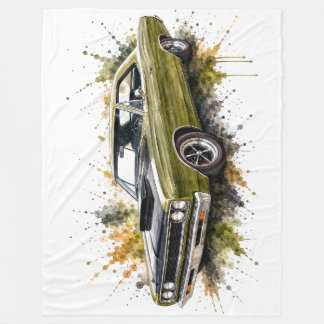 Amerikansk Hot Rod Fleecefilt