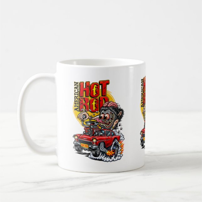 AMERIKANSK HOT ROD KAFFEMUGG (Vänster)