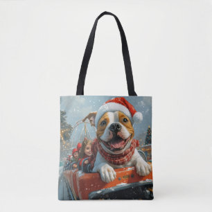 Amerikansk Hund jul Tygkasse