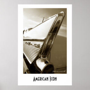 Amerikansk ikon Poster Skriv ut 1