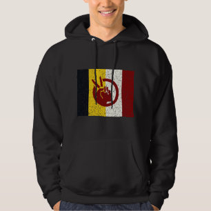 Amerikansk Indian Movement-flagga Hoodie