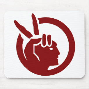 Amerikansk Indian Movement-flagga Musmatta