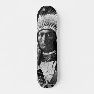 Amerikansk Indianhöupt Skateboard