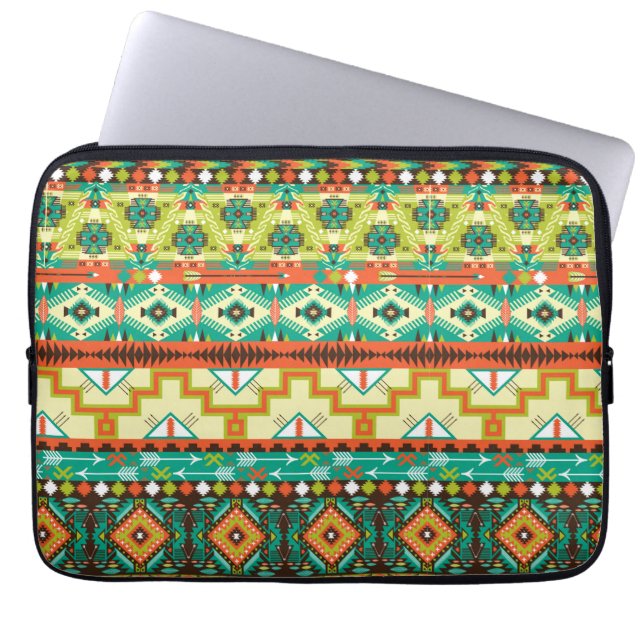 Amerikansk indiansk laptopsleeve laptop fodral (Framsidan)