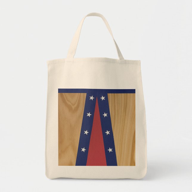 Amerikansk inspirerad konst | Flaggor, Jerseys & 4 Tygkasse (Framsidan)