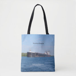 Amerikansk integritet över hela väskan tygkasse