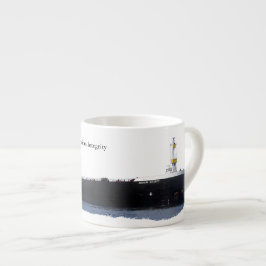 Amerikansk integritetskutout espresso mugg espressomugg